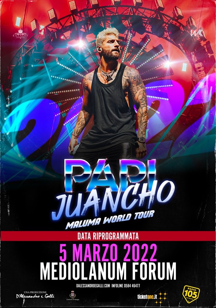 Papi Juancho Maluma World Tour 2022